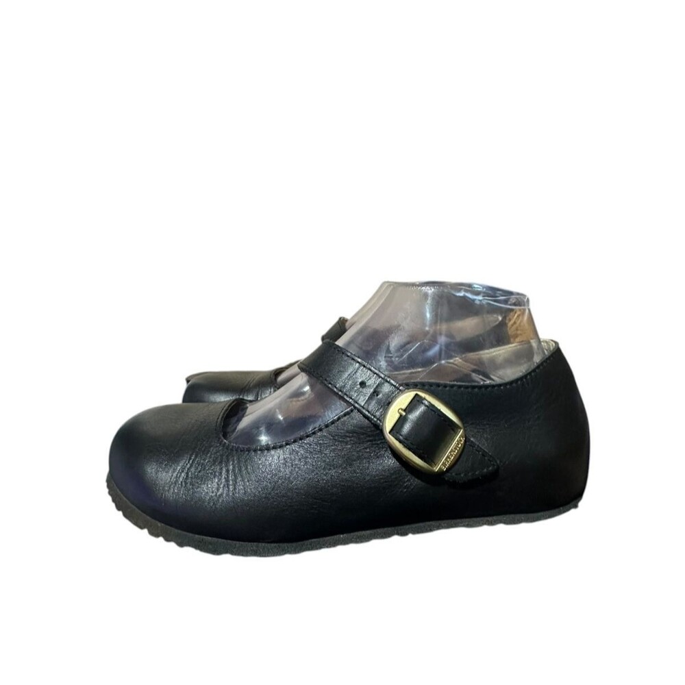 Birkenstock Tracy Mary Jane Ballet Flat Womens Black Leather EU 38 US 7.5 Comfy